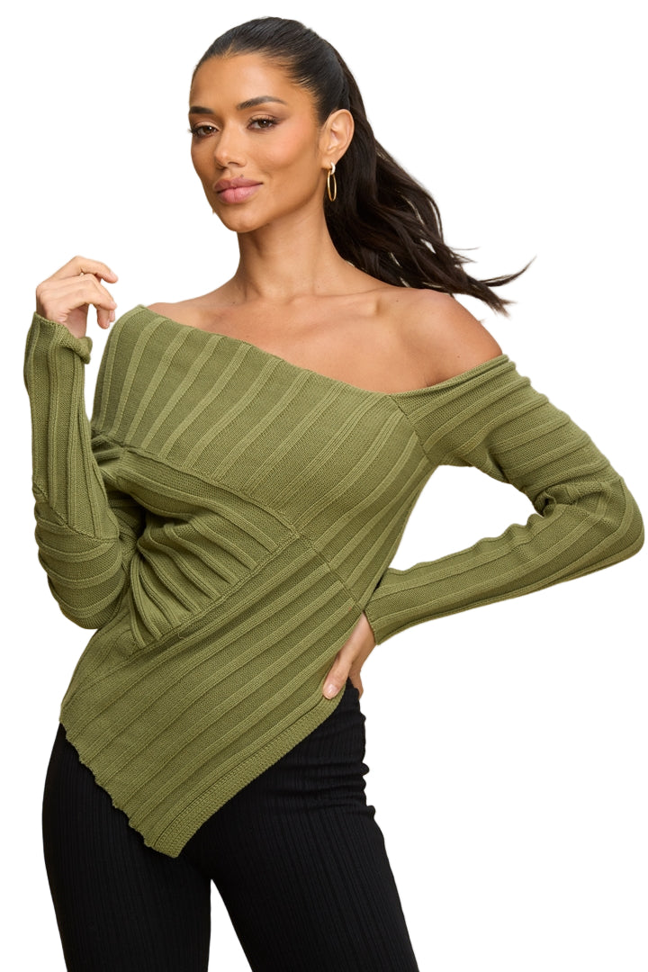 Elysian One Shoulder Knit